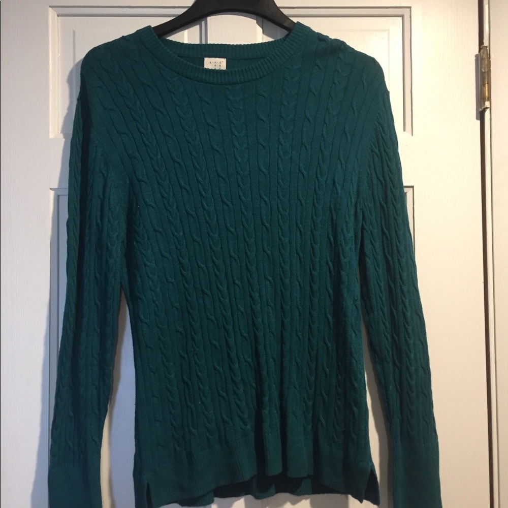 Dark teal sweater